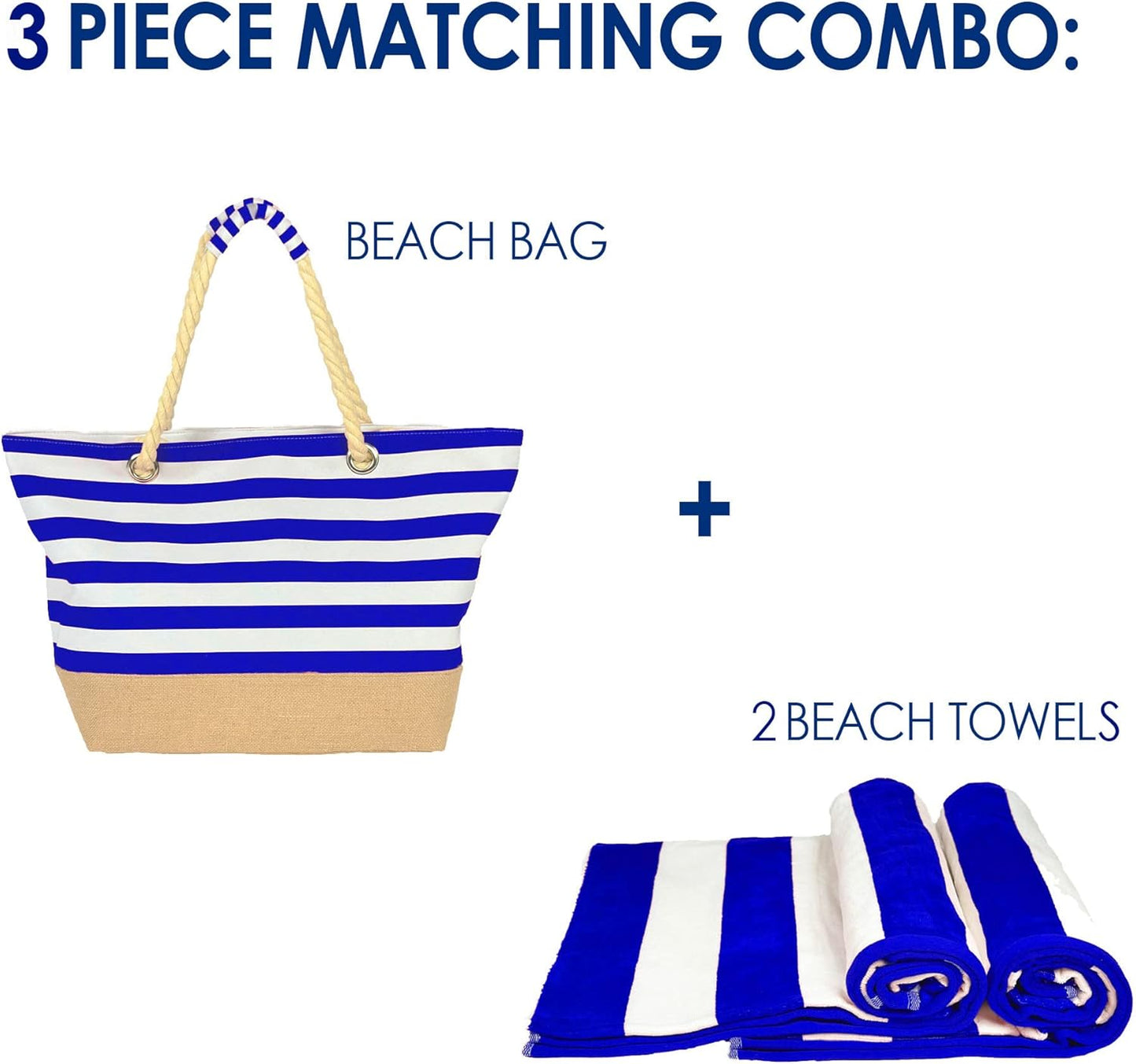 Beach Towel & Bag Set (3-Piece)