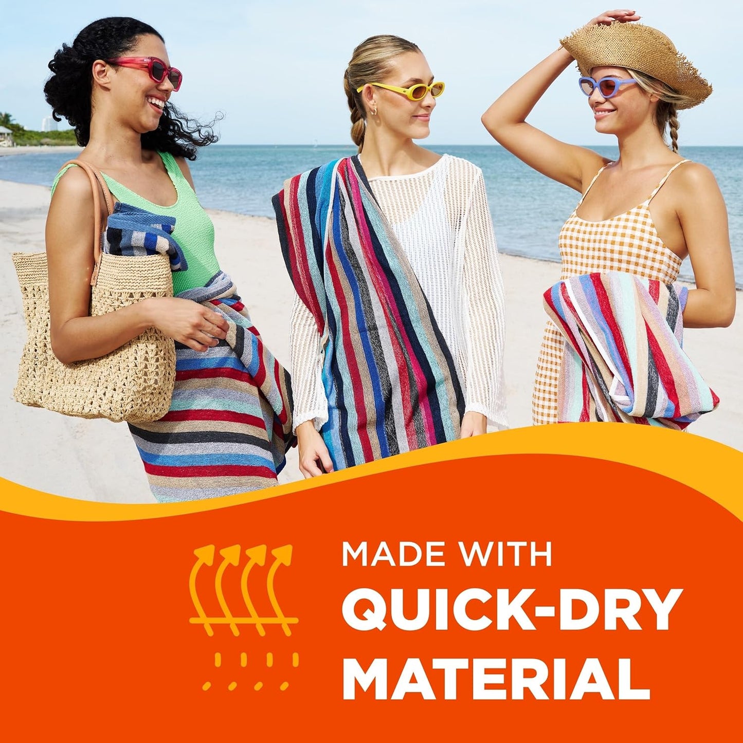 Classic Stripe Beach Towels 504 Pack