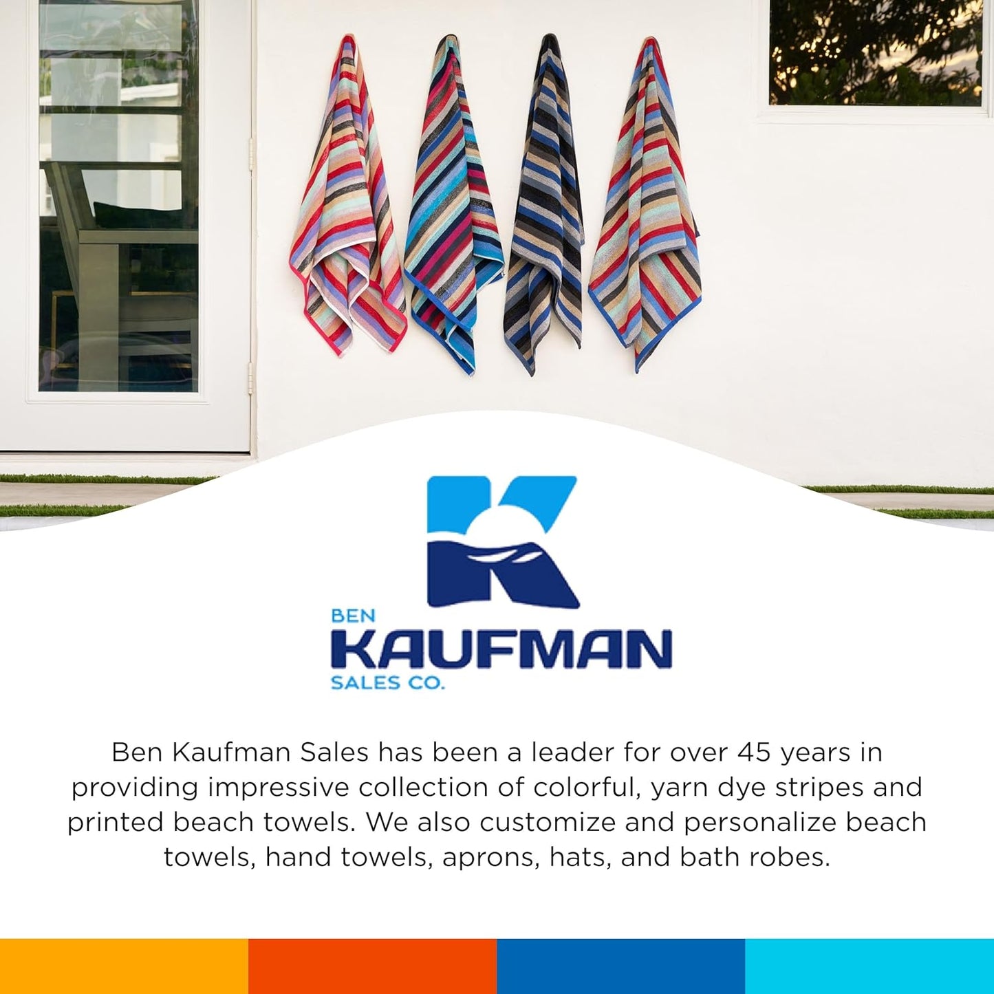 Classic Stripe Beach Towels 504 Pack