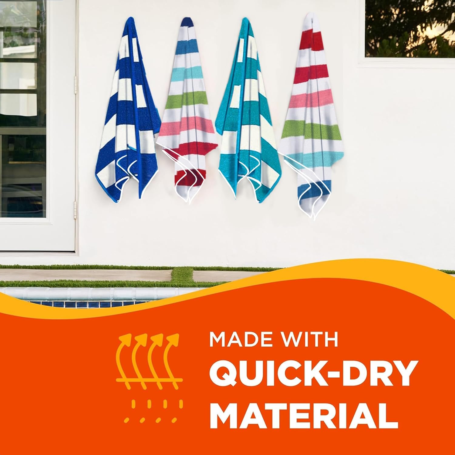 Kaufman Cabana Stripe Beach Towels