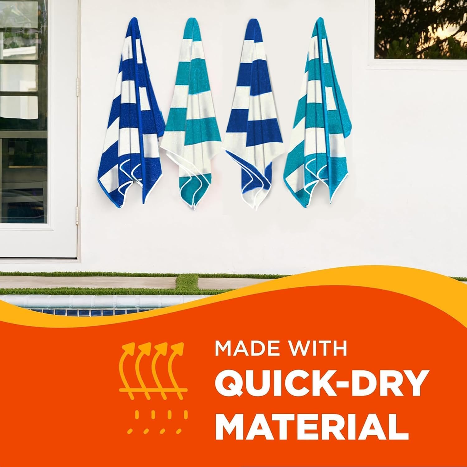 Kaufman Cabana Stripe Beach Towels