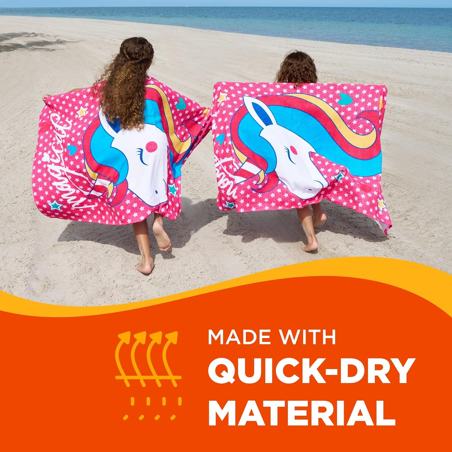 Kaufman Oversized Printed Beach Towels (Pack 2)