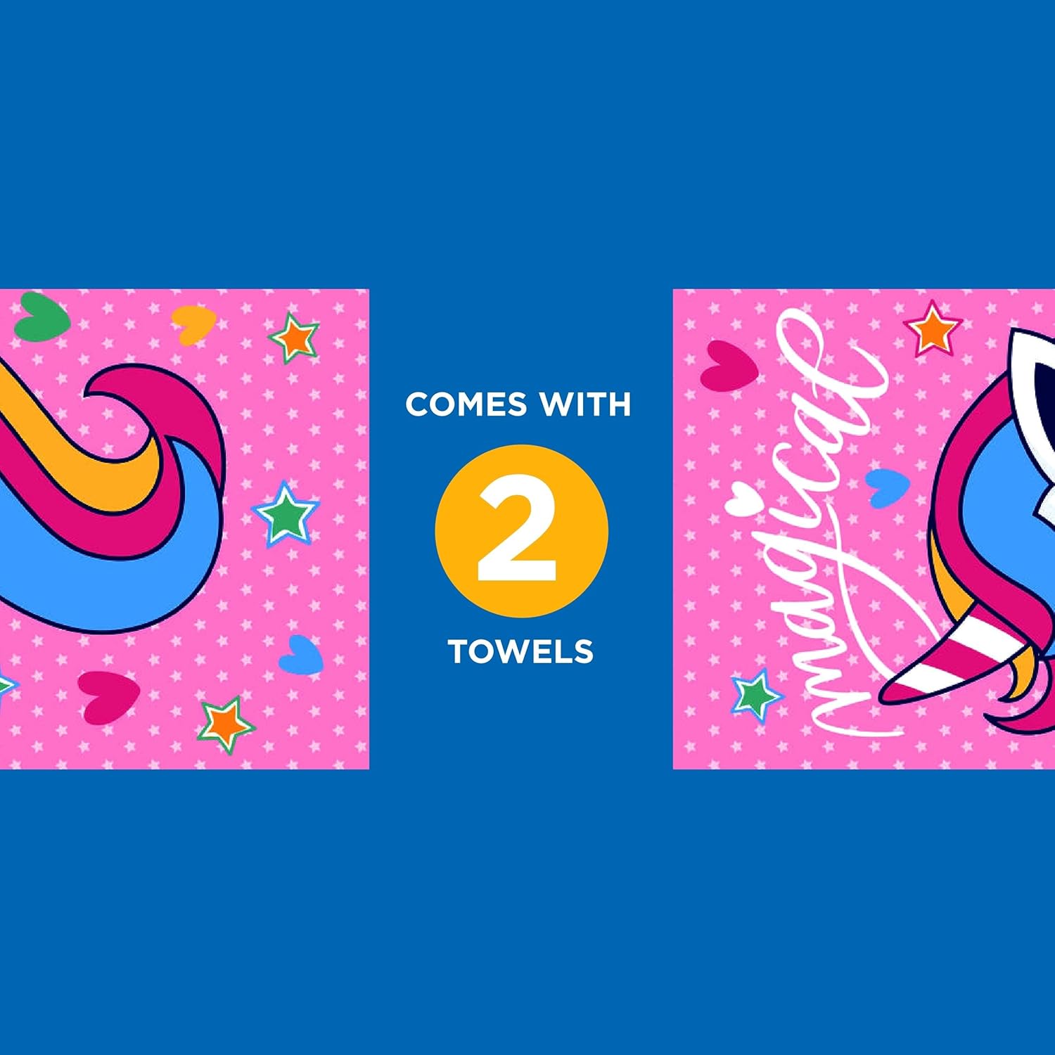 Kaufman Oversized Printed Beach Towels (Pack 2)