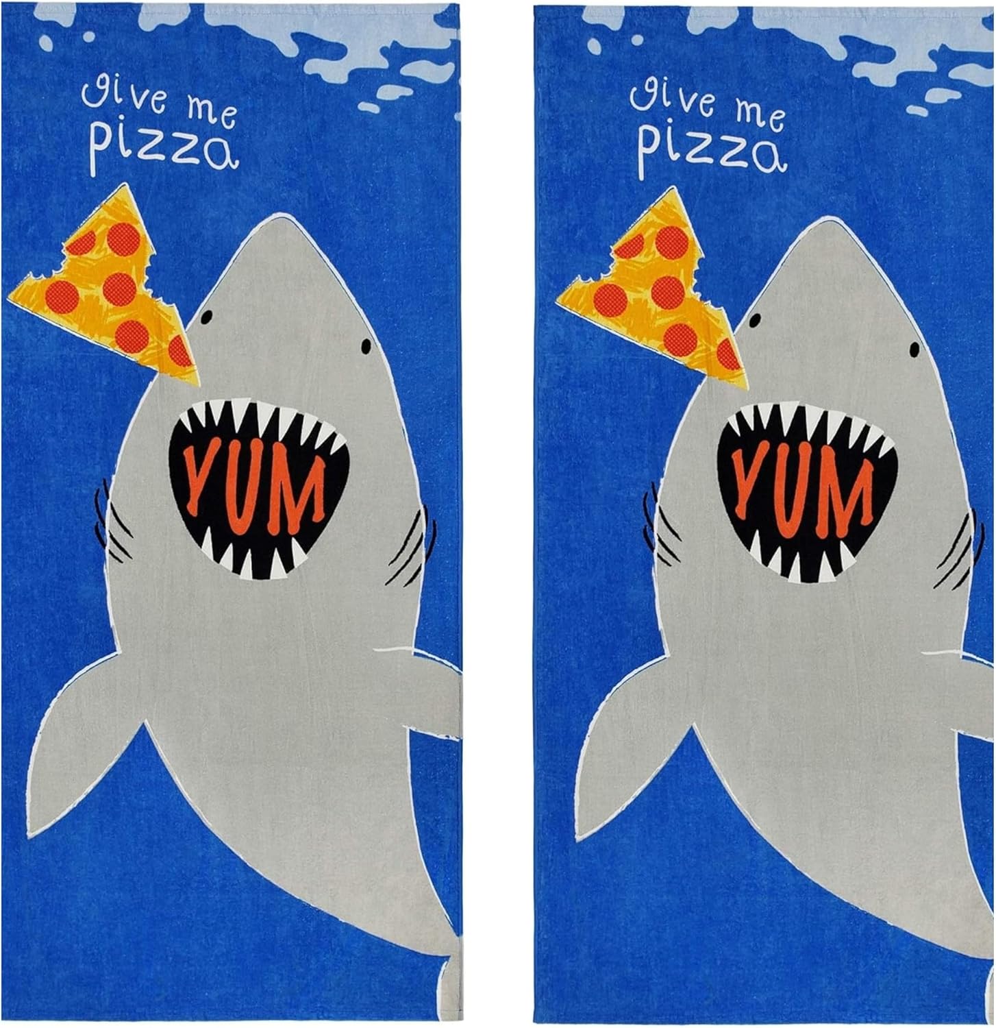 Kaufman Oversized Printed Beach Towels (Pack 2)