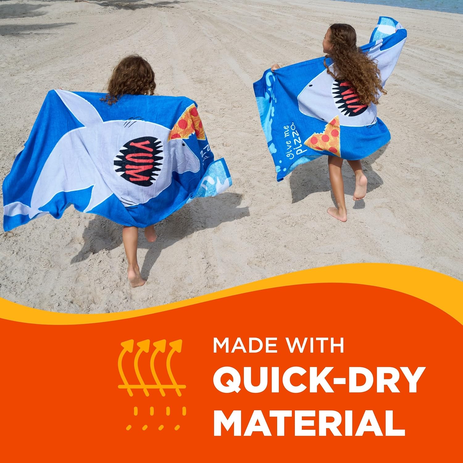 Kaufman Oversized Printed Beach Towels (Pack 2)