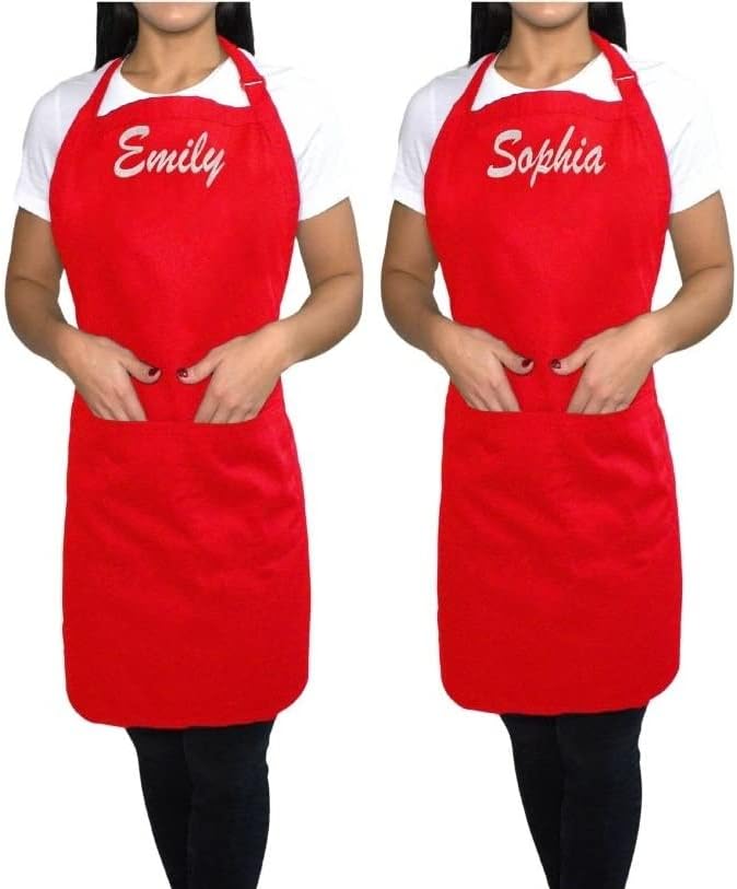 Personalized Embroidered Apron