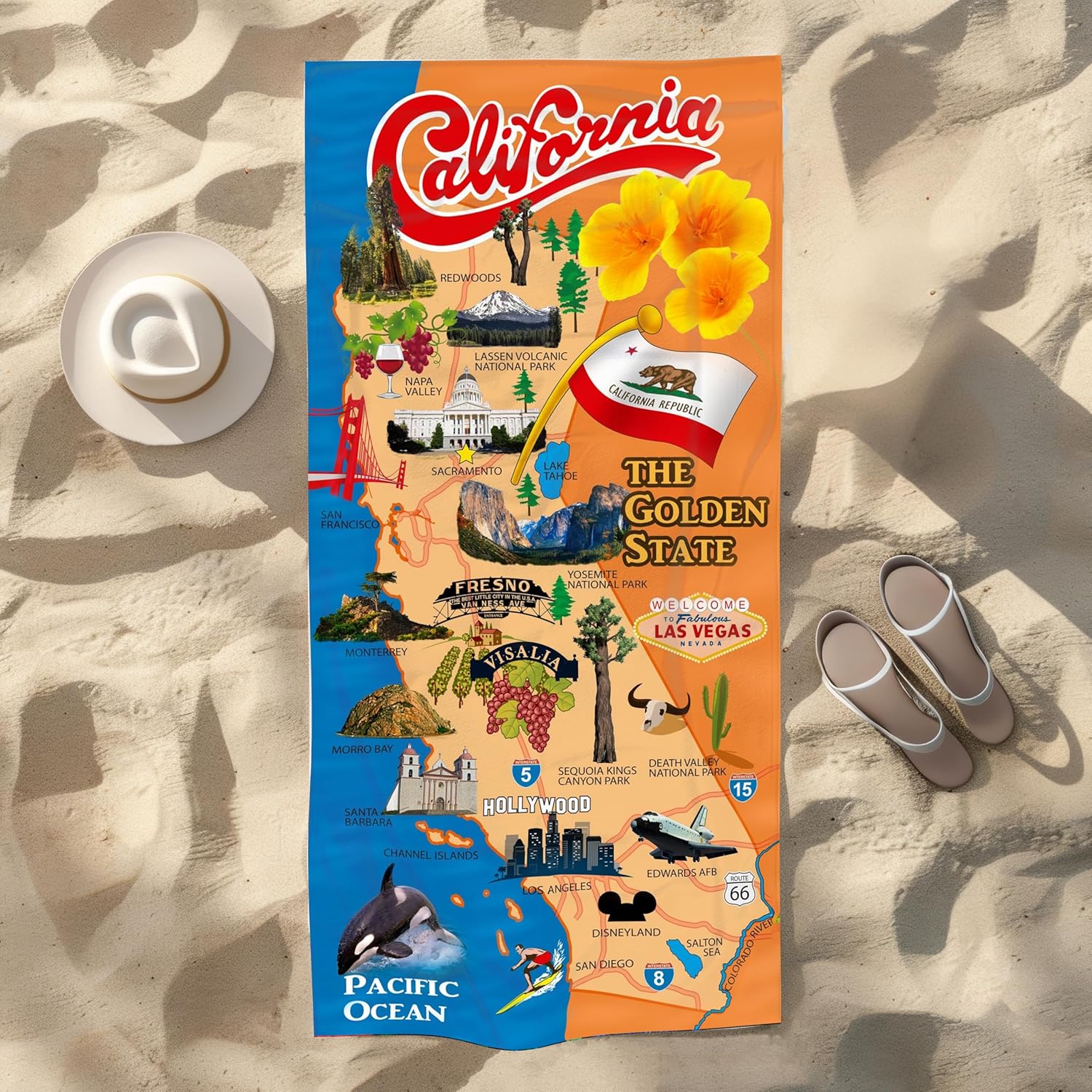 Personalized Kids Beach Towel