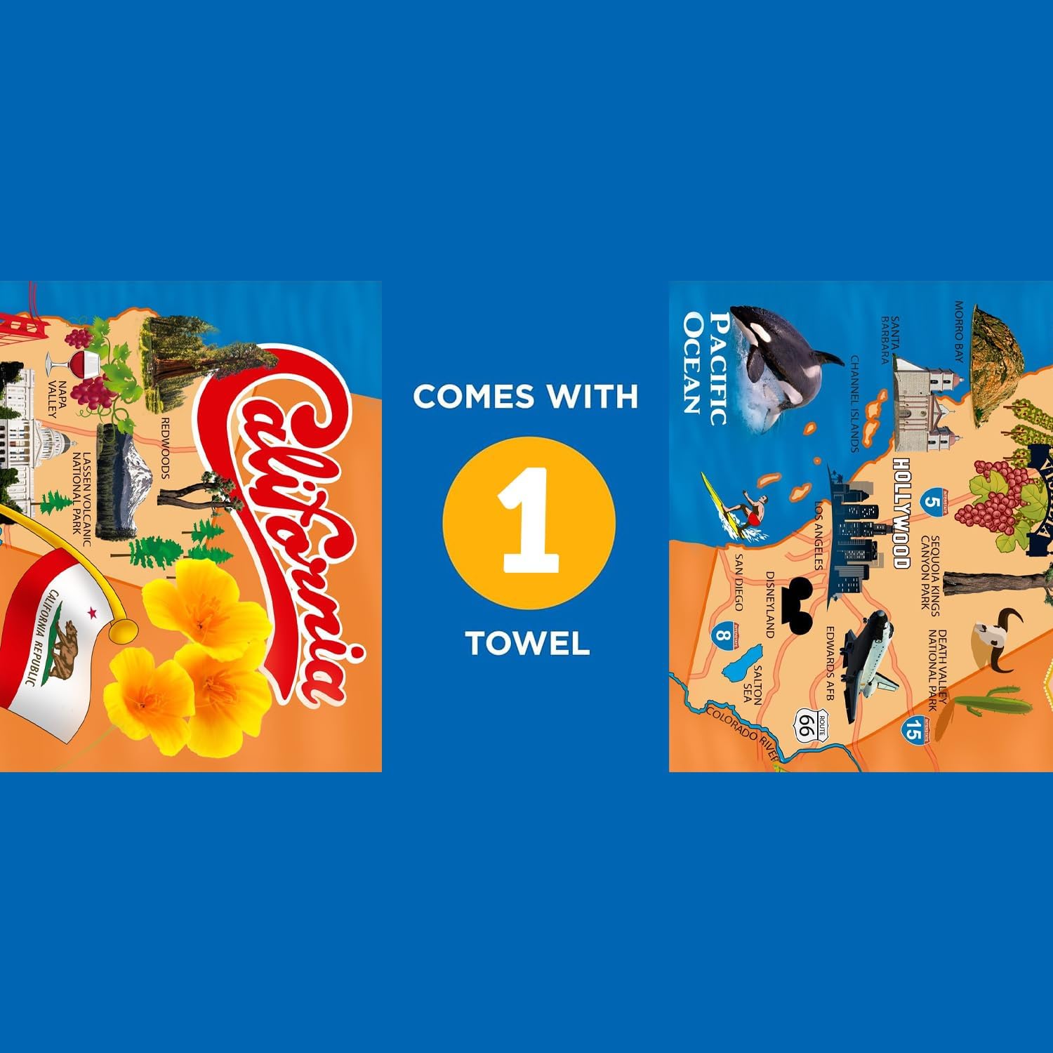 Personalized Kids Beach Towel