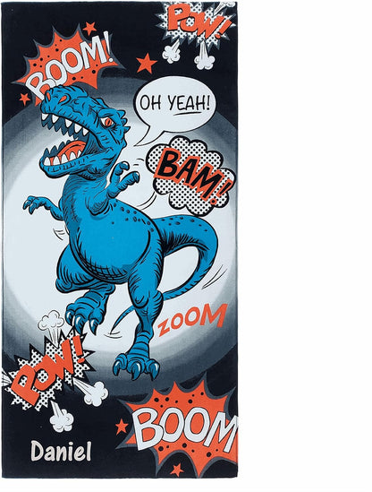 Personalized Kids Beach Towel