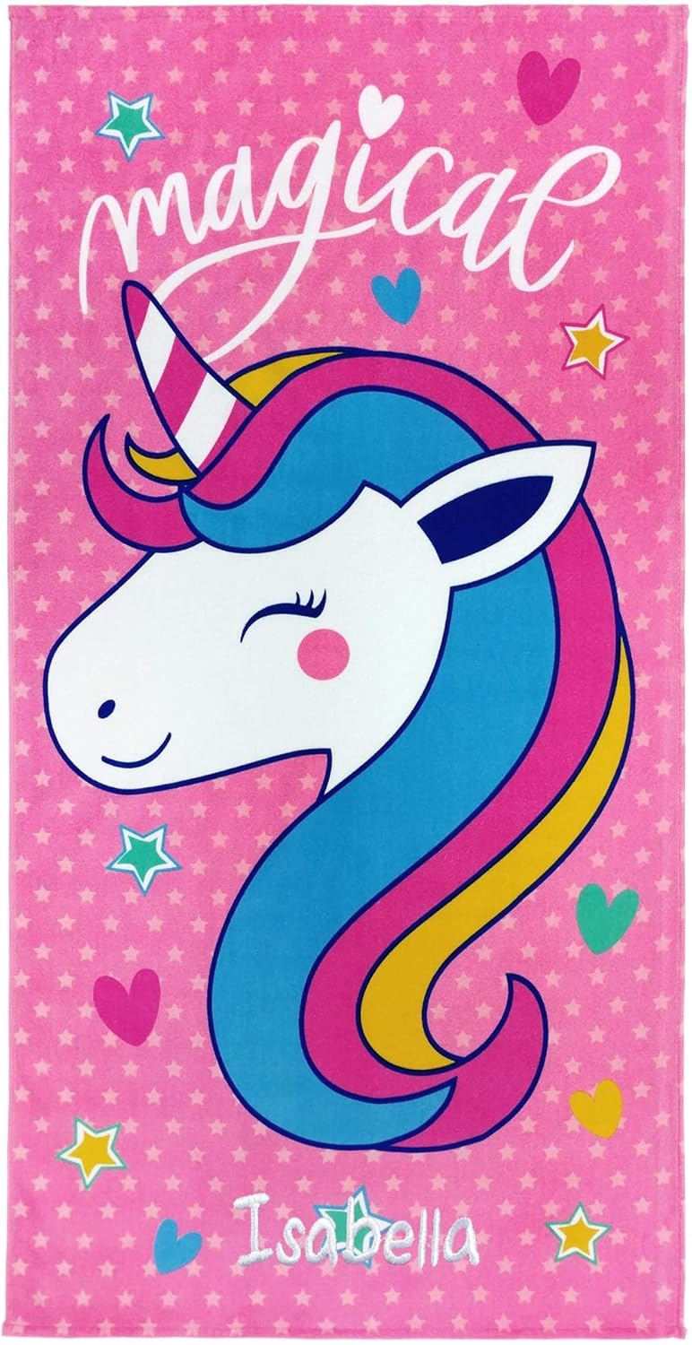 Personalized Kids Beach Towel