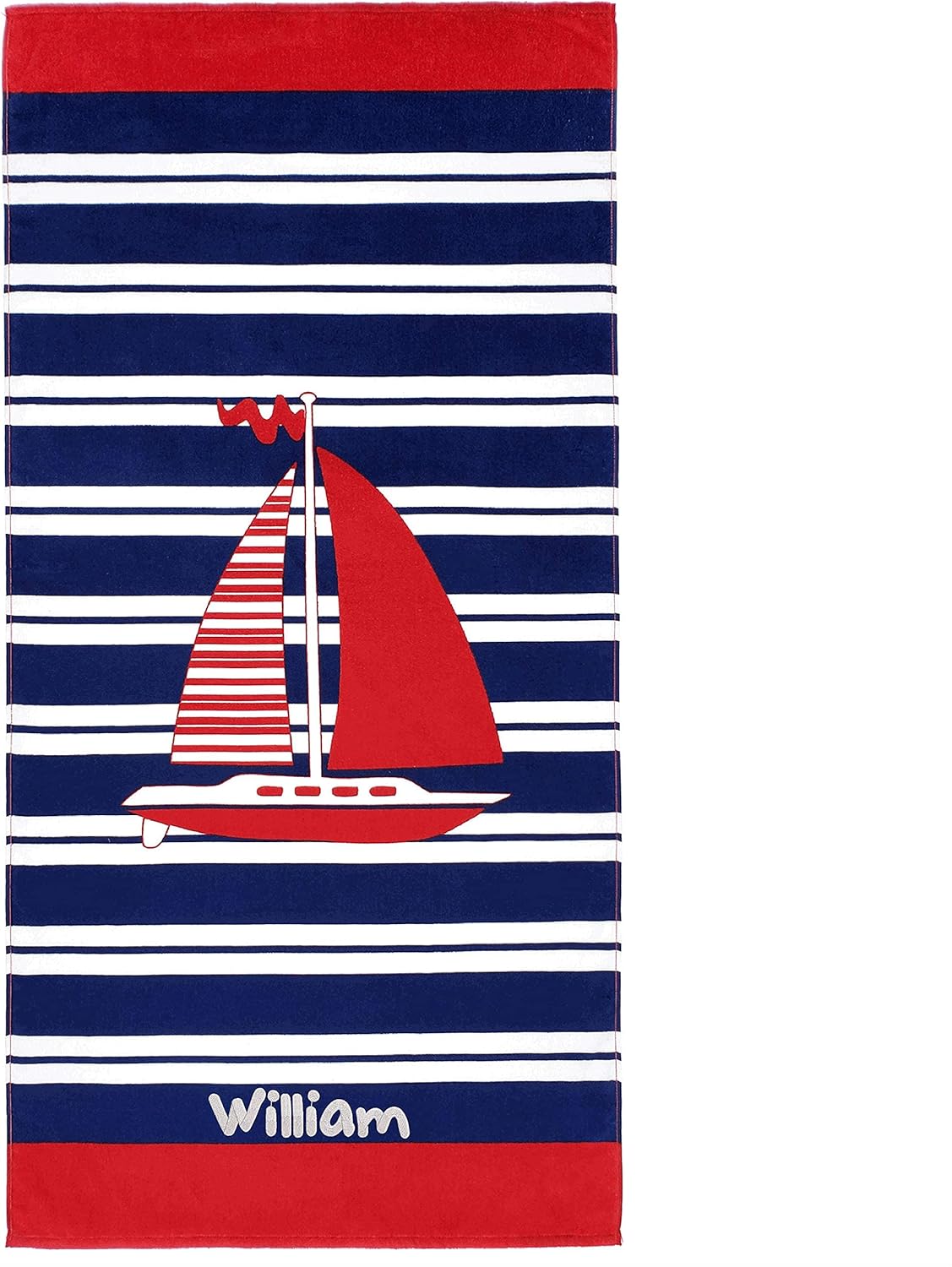 Personalized Kids Beach Towel