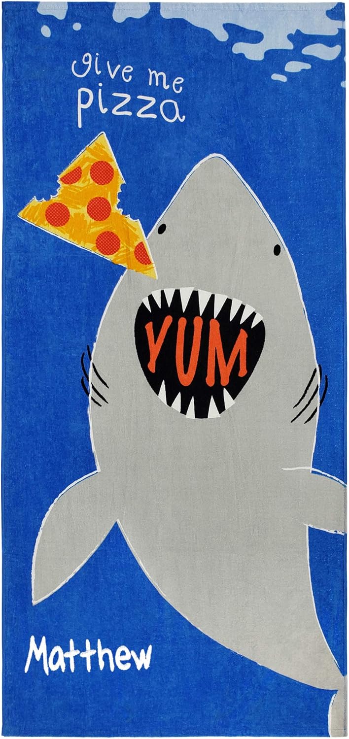 Personalized Kids Beach Towel