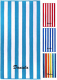 32in x 62in Personalized Joey Velour Beach Towel