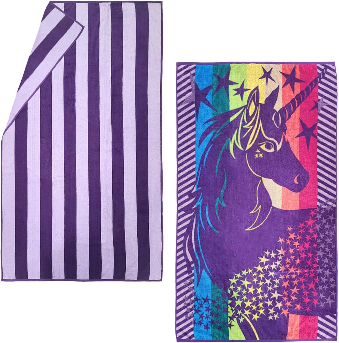 Oversized Velour Beach Towels (2-Pack)