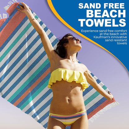 Sand-Free Fouta Beach Towels (4-Pack)