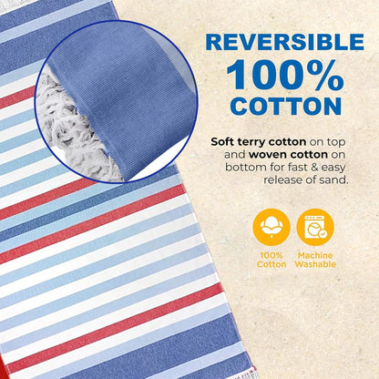 Sand-Free Fouta Beach Towels (4-Pack)