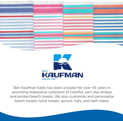 Sand-Free Fouta Beach Towels (4-Pack)