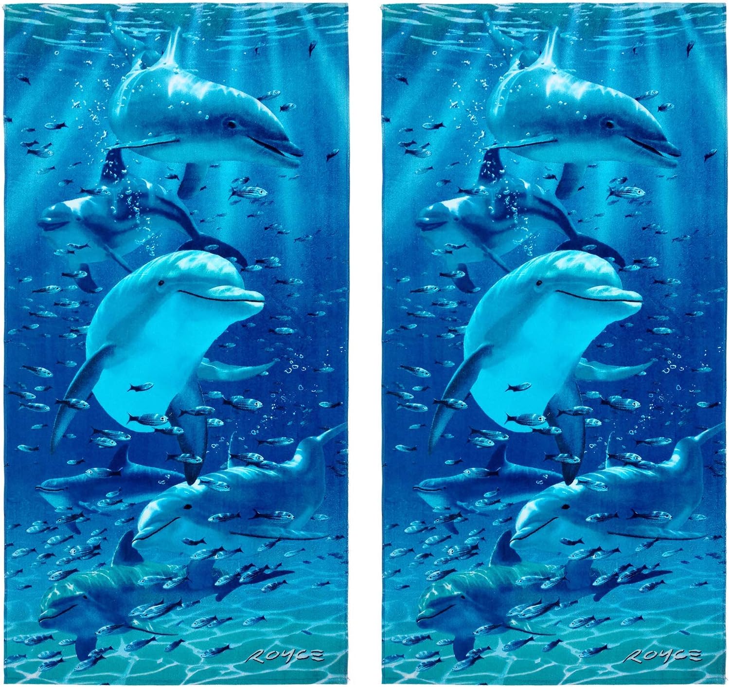Twister Dolphin Beach Towel