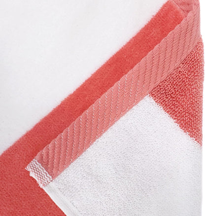 Velour Tonal Striped Beach Towels