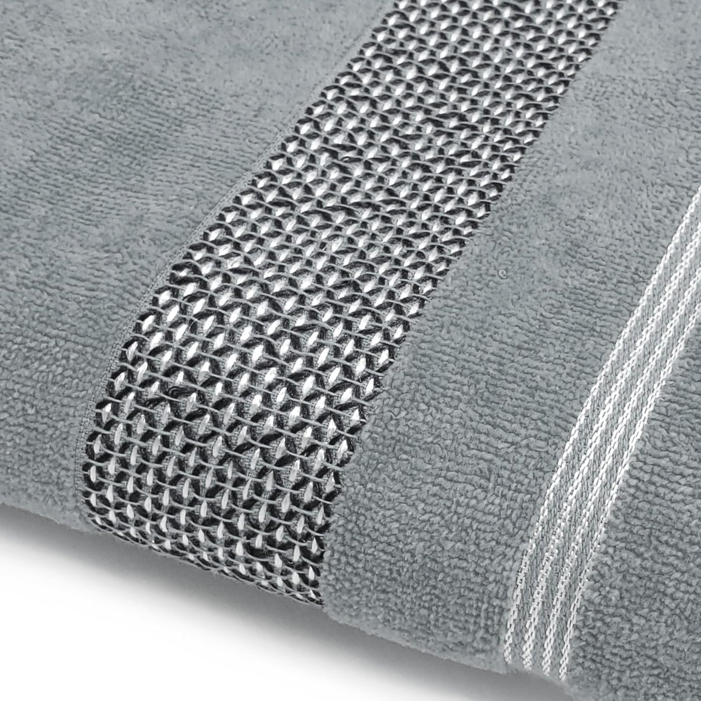 Velour Dobby Striped Beach Towels