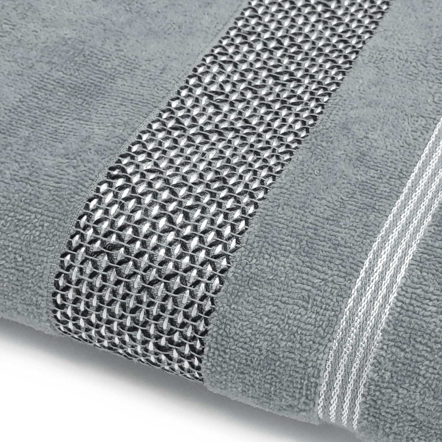 Velour Dobby Striped Beach Towels