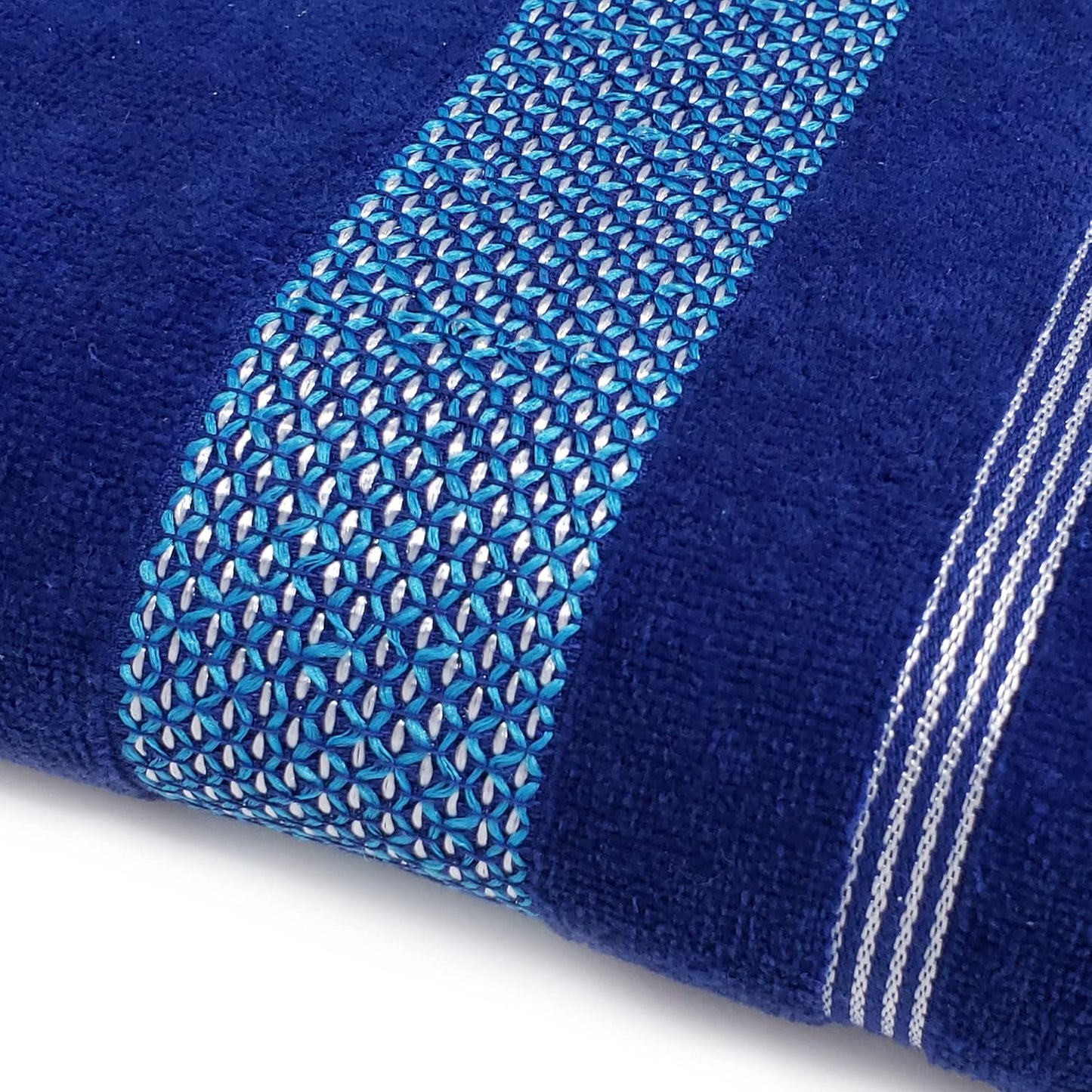 Velour Dobby Striped Beach Towels