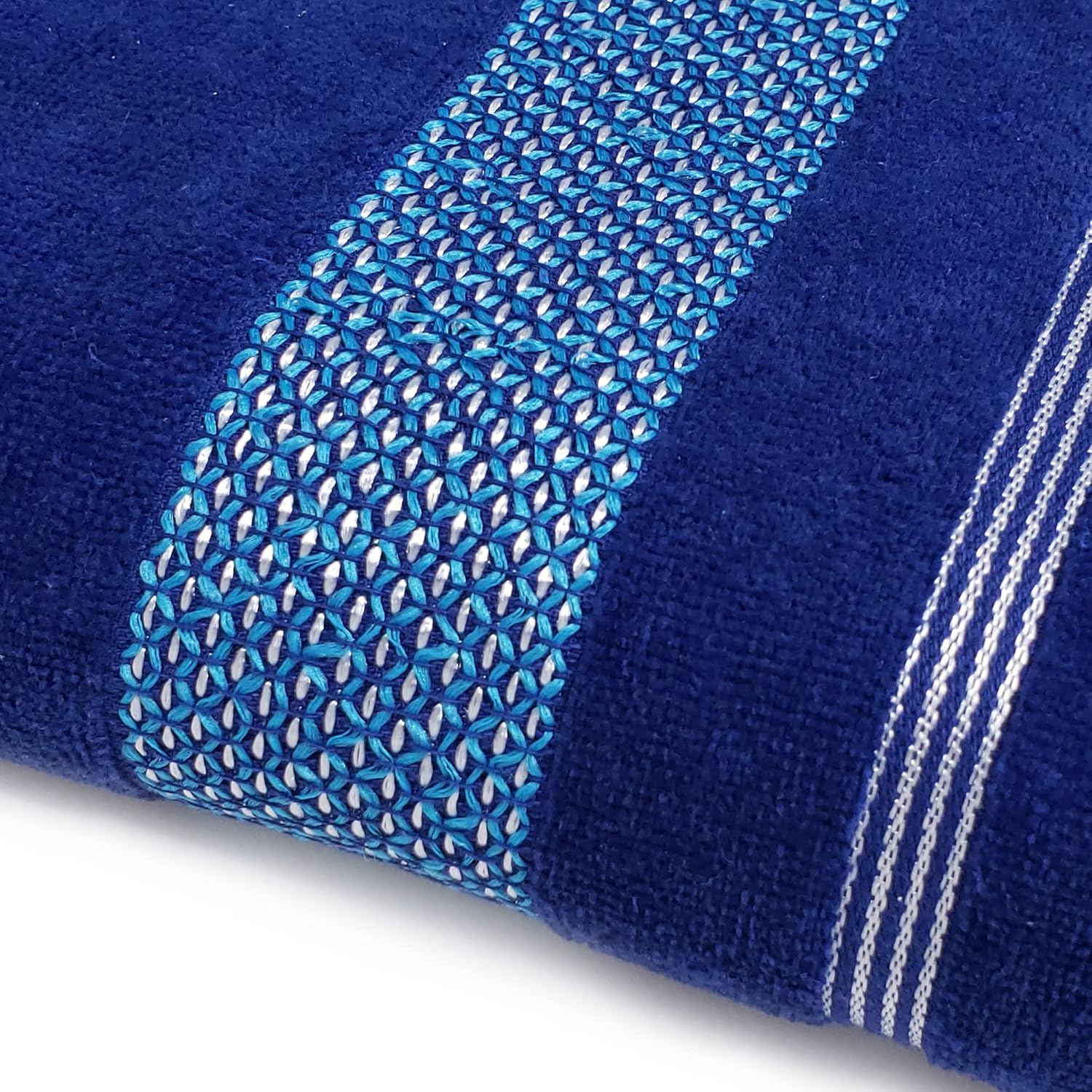 Velour Dobby Striped Beach Towels