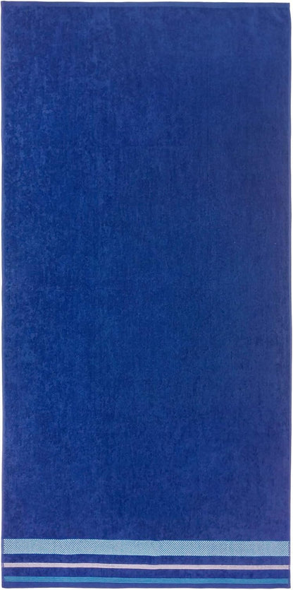 Velour Dobby Striped Beach Towels