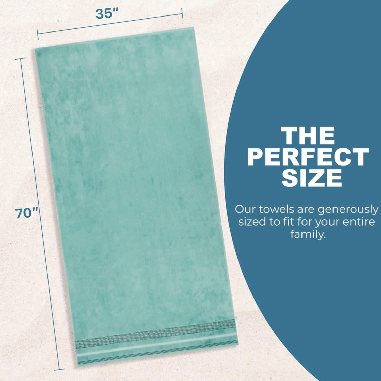 Velour Dobby Striped Beach Towels