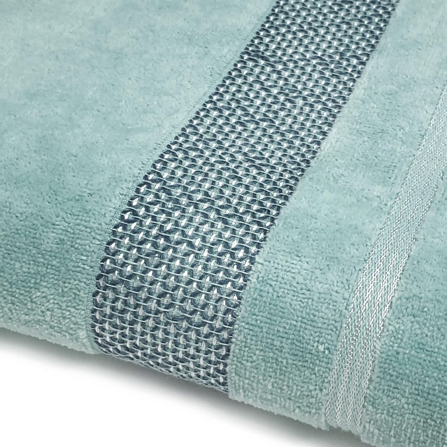 Velour Dobby Striped Beach Towels