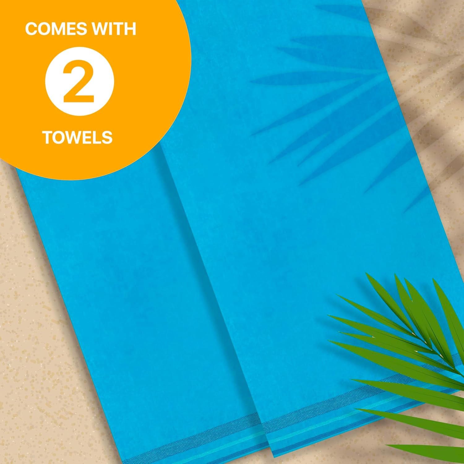 Velour Dobby Striped Beach Towels